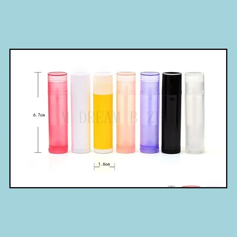 5g lipstick tube diy lip balm tube cosmetic sample container lotion container chapstick lip gloss refillable bottles