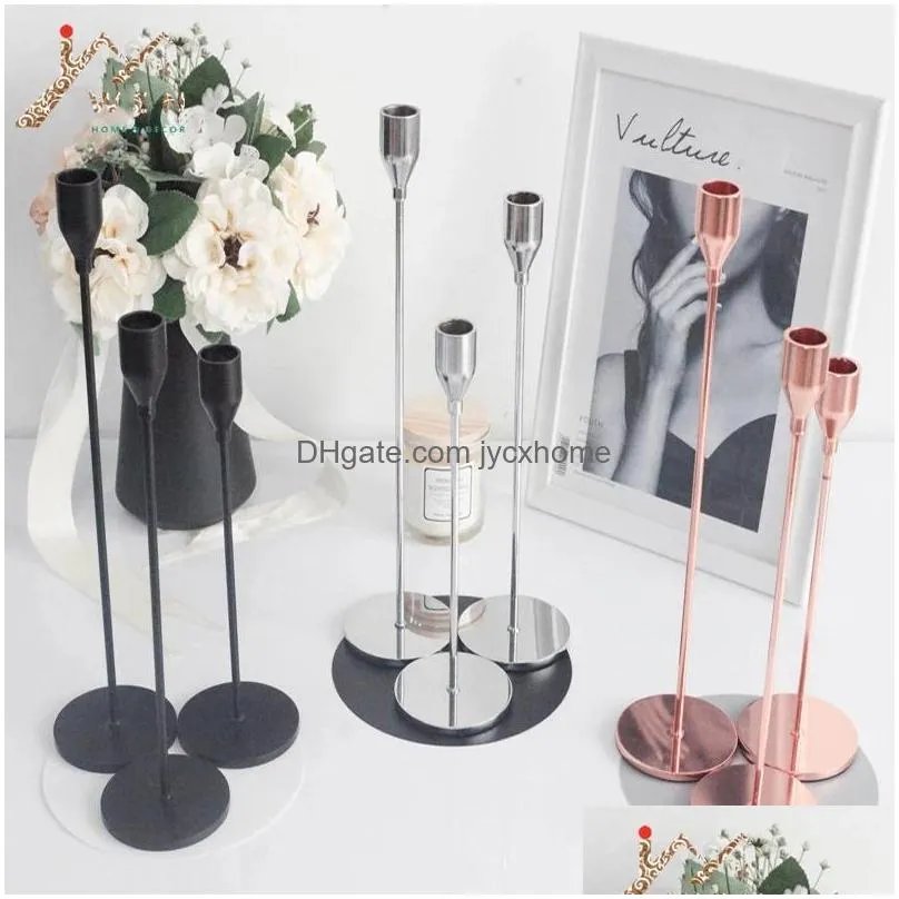 party decoration metal candle holders luxury candlestick fashion wedding candles stand exquisite candlestick candelabra table home decor