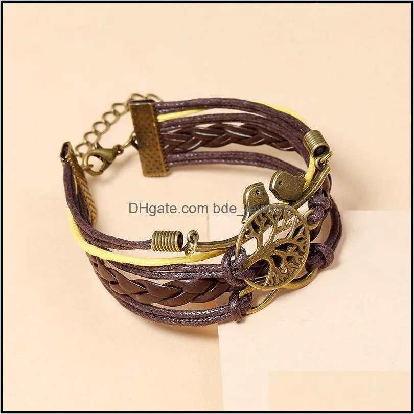 infinity tree of life bracelet adjustable multilayer women bracelets fashion jewelry gift