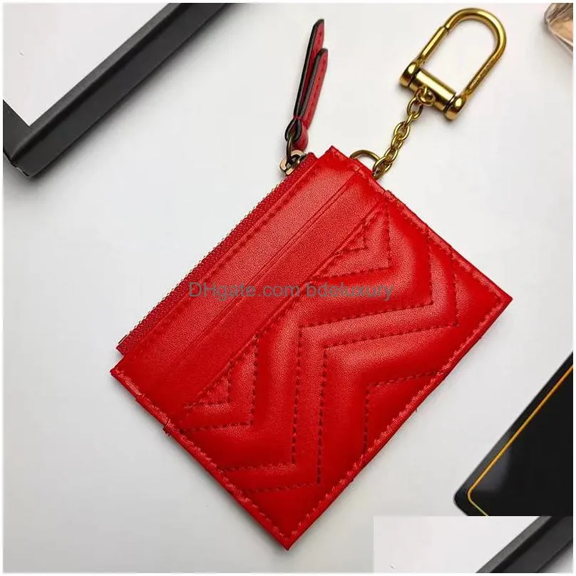 unisex designer key pouch fashion cow leather purse keyrings mini wallets coin credit card holder 5 colors epacket