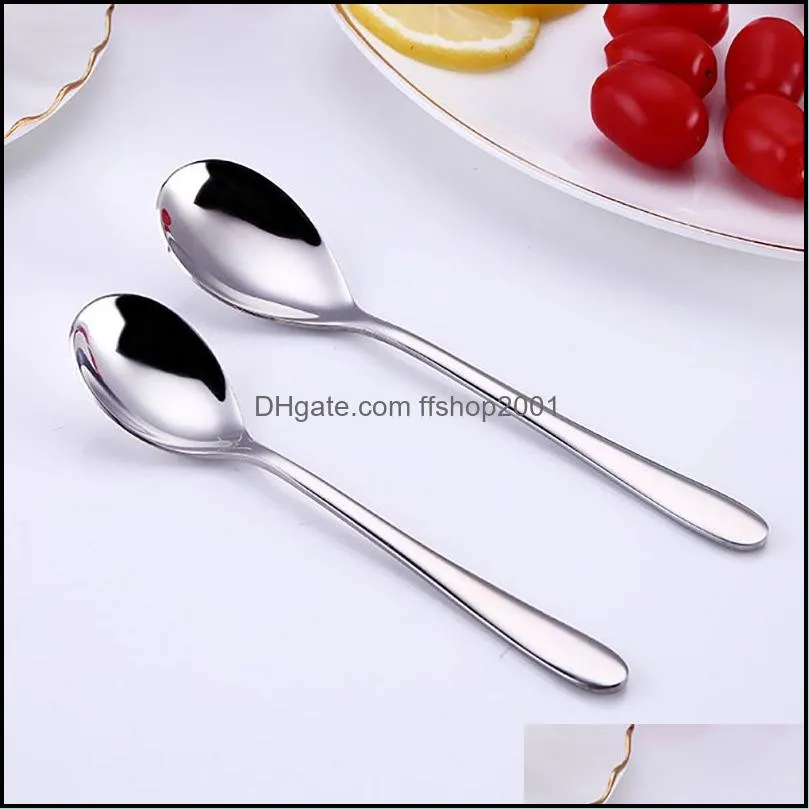 stainless steel fruit fork dessert cake ice cream spoon home kitchen dining flatware tool