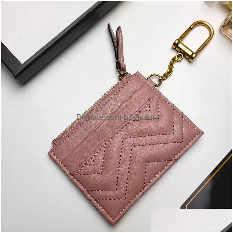 unisex designer key pouch fashion cow leather purse keyrings mini wallets coin credit card holder 5 colors epacket