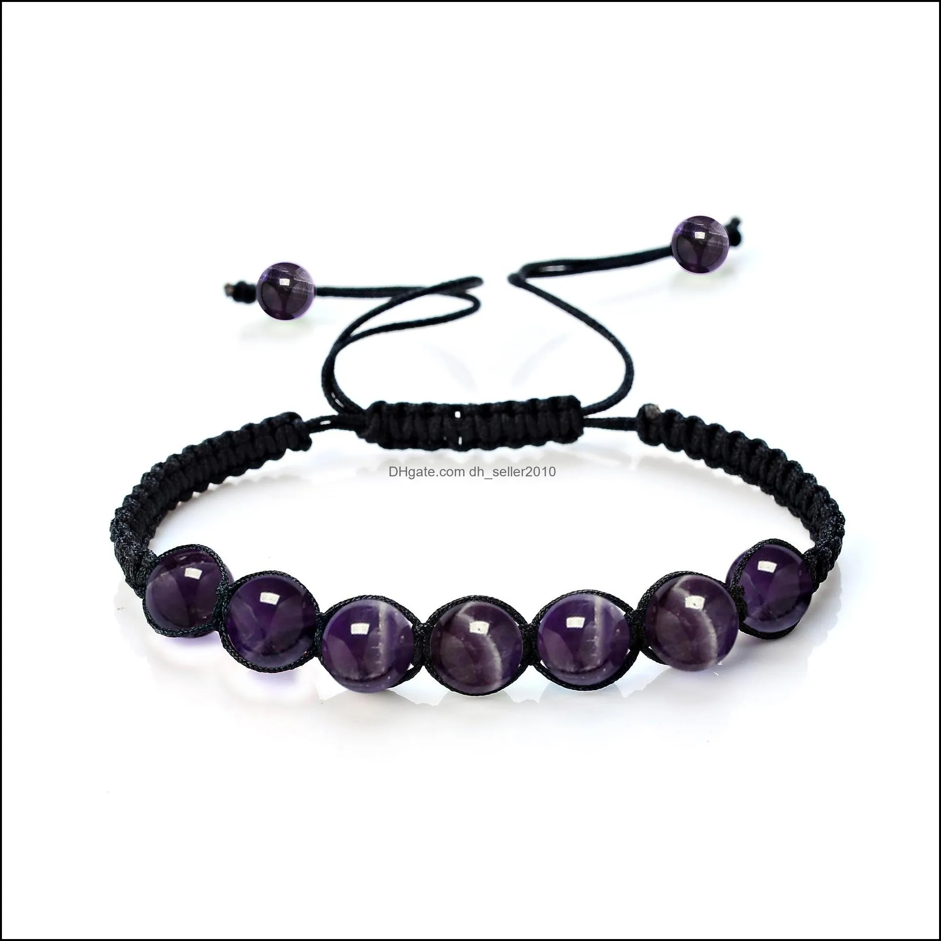 natural stone tiger eye turquoise bracelet women mens strands beads adjustable bracelets fashion jewelry gift