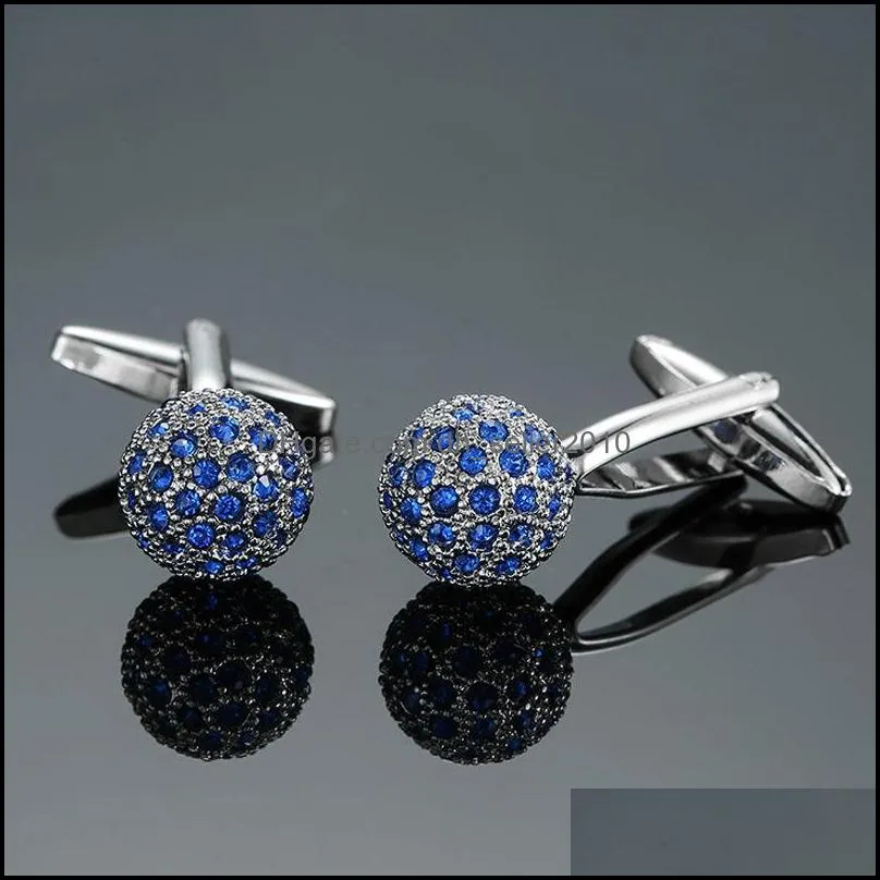 french mens shirt metal brass enamel cufflinks crown crystal diamond cuff links for men fashion jewelry