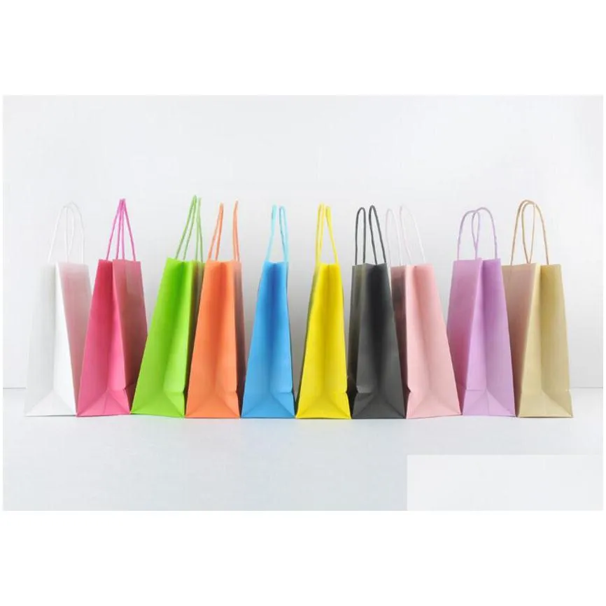 party gift bags favors wrap packaging bag wedding party decorations props kraft paper bag garment bag paper portable paper bag