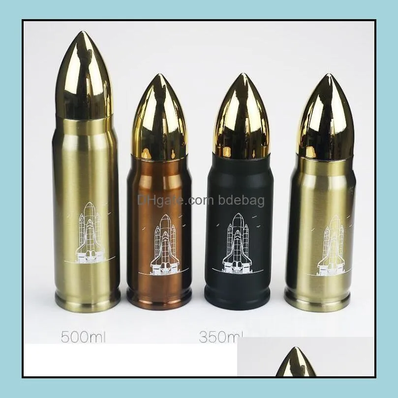 350ml 500ml bullet vacuum cup stainless steel thermos bottle creative travel water bottle outdoor sports travel drinkware
