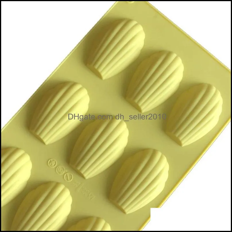 9 company madeleine shell tray silicone cake biscuit mold baking 898 r2