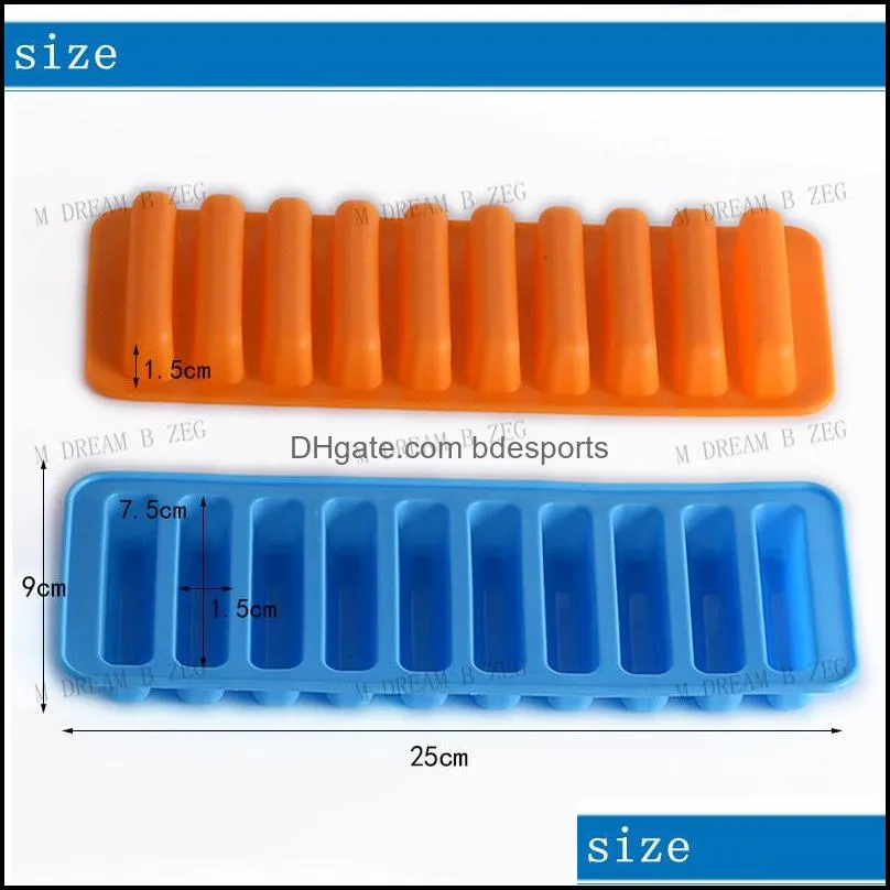 finger biscuit mold 10 holes long finger cake molds thumb chocolate  moulds bakeware mold creative kitchen baking tools