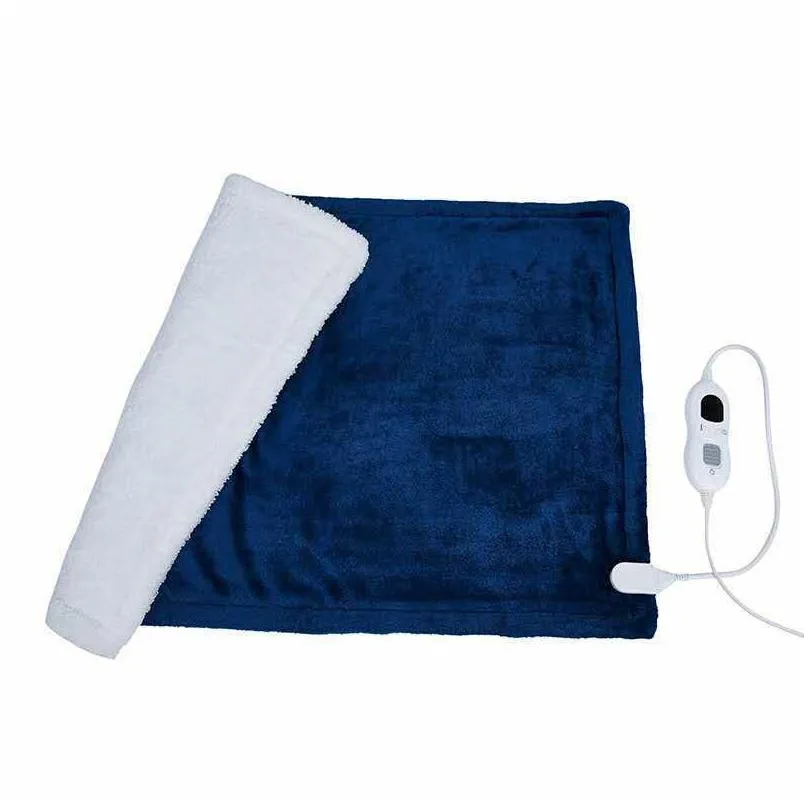 heating blanket grey flannel electric heated throw blanket