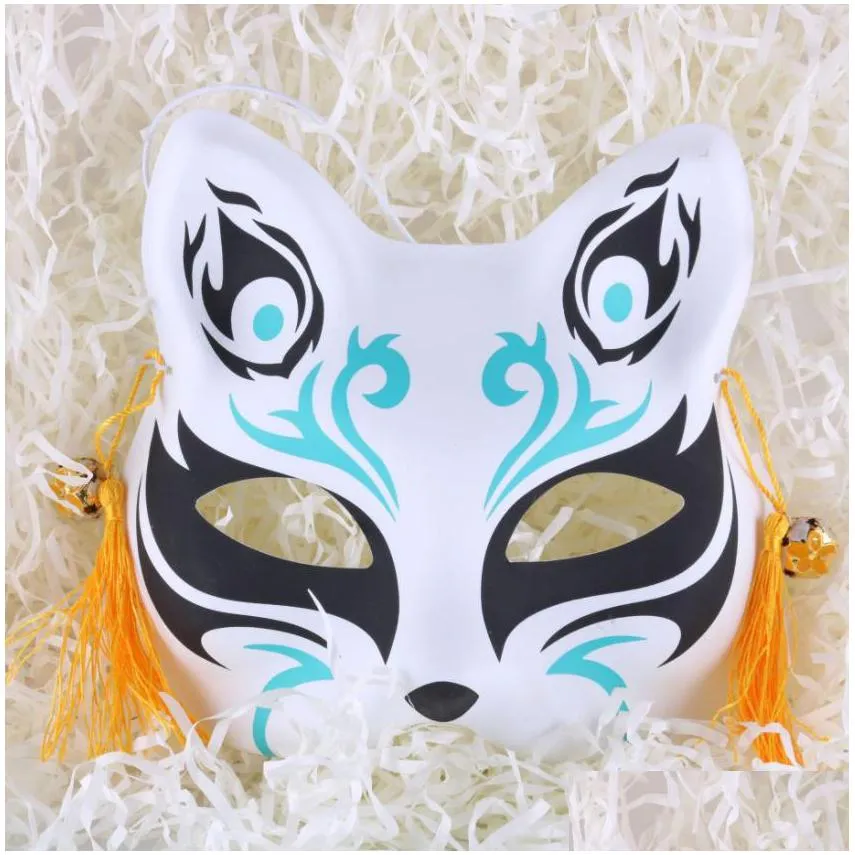 light up halloween demon mask anime party cartoon fox cat replica led glowing comic cosplay props adults wall decoration accessories