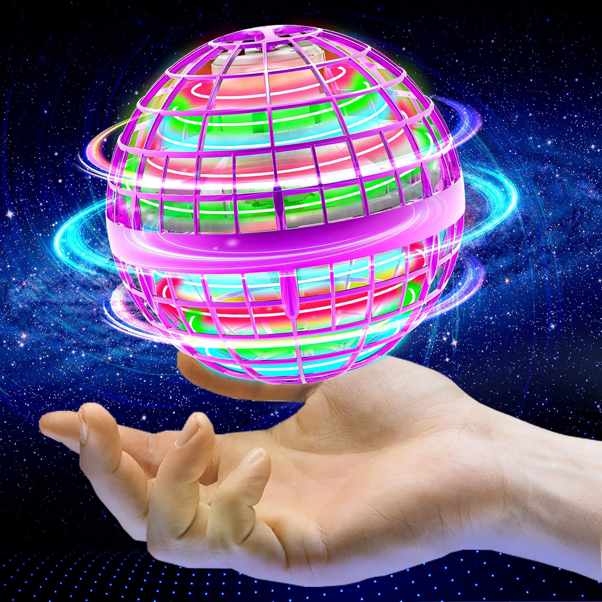Cosmic Ball Upgraded 2022 Magic Flying Orb Ball, Cosmic Globe Hover Boomerang Toy ...