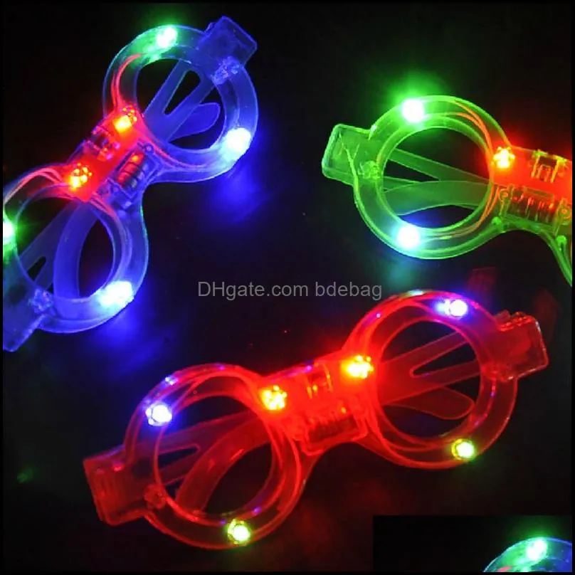glass light led masks plastic eea499 decor glasses glow toy kids for show celebration neon party christmas up 496 v2