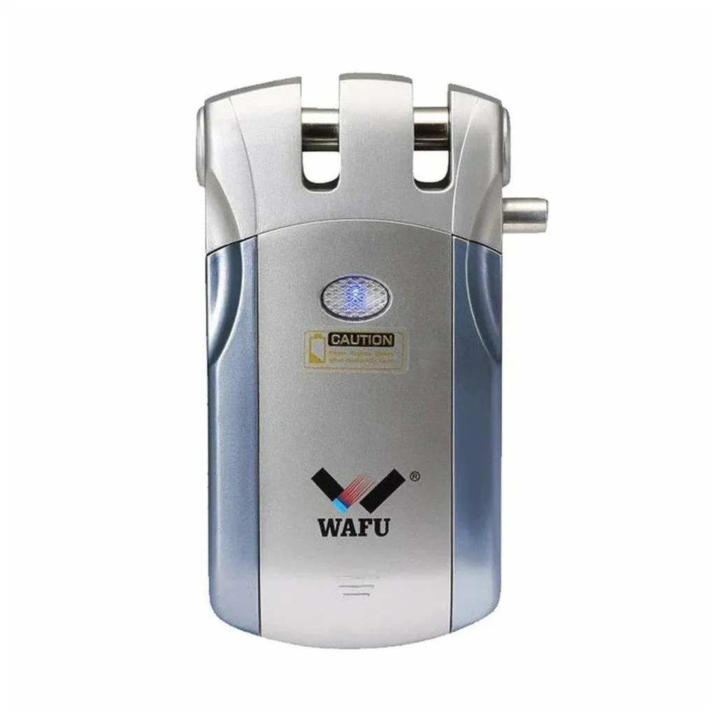 wafu wireless remote control electronic lock invisible keyless entry door lock with 4 remote controllers electric lock 433mhz 201013