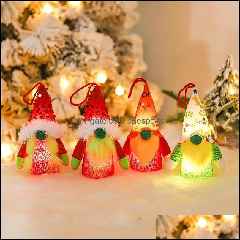 christmas gnome faceless dolls lighted decorations for house plush doll cartoon toy xmas gifts for tree home decor 5 9mg1 d3