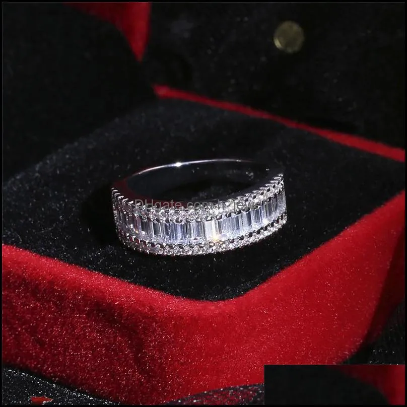 full square diamond ring engagement rings for women fashion jewelry women rings wedding rings fashion jewelry