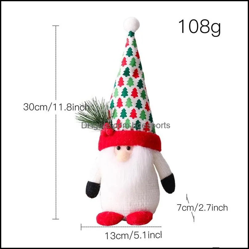 christmas decorations cute plush doll cartoon toy for kids christmas gnome dolls ornaments elf accessories xmas gifts house decor 11 2qy