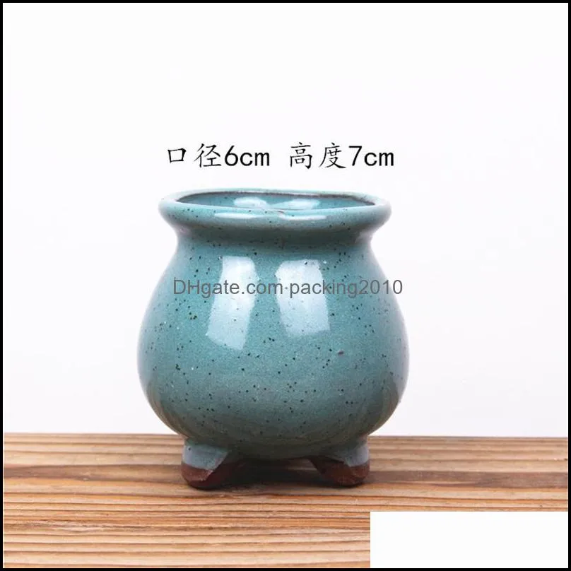 meaty flowerpot mini purple sand creative succulent pots crude pottery many colour ceramic basin factory direct selling 2 5lt p1