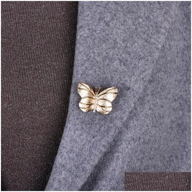 pins brooches madrry luxury butterfly shape crystal animal brooch jewelry women men suit sweater scarf bag pins party accessory gifts