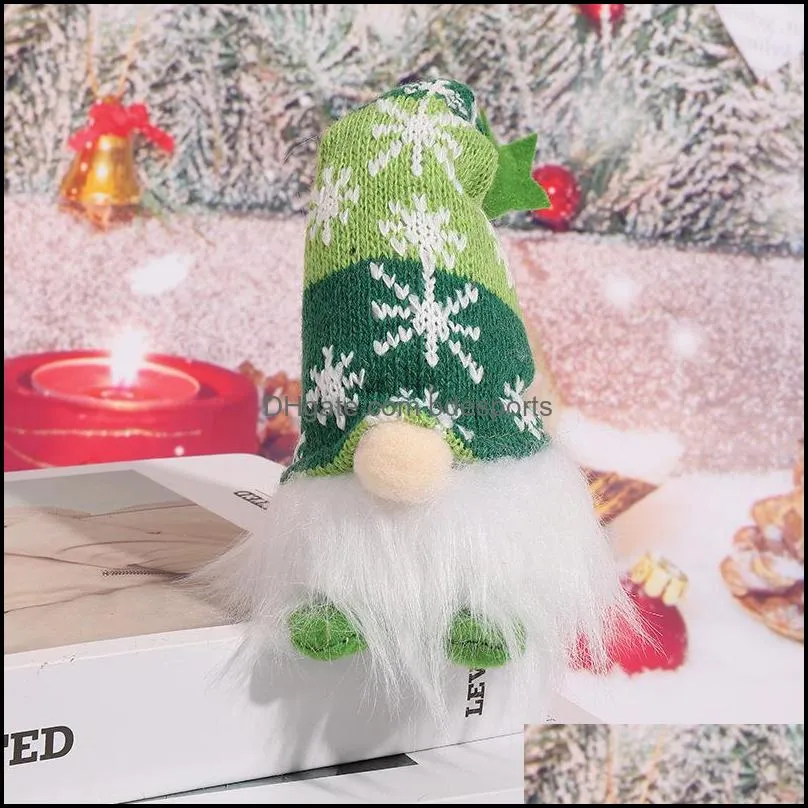 creative glowing christmas faceless old men doll long and short santa claus forest man dolls christmas gnomes decorations for friends children holiday gifts 6 8wf