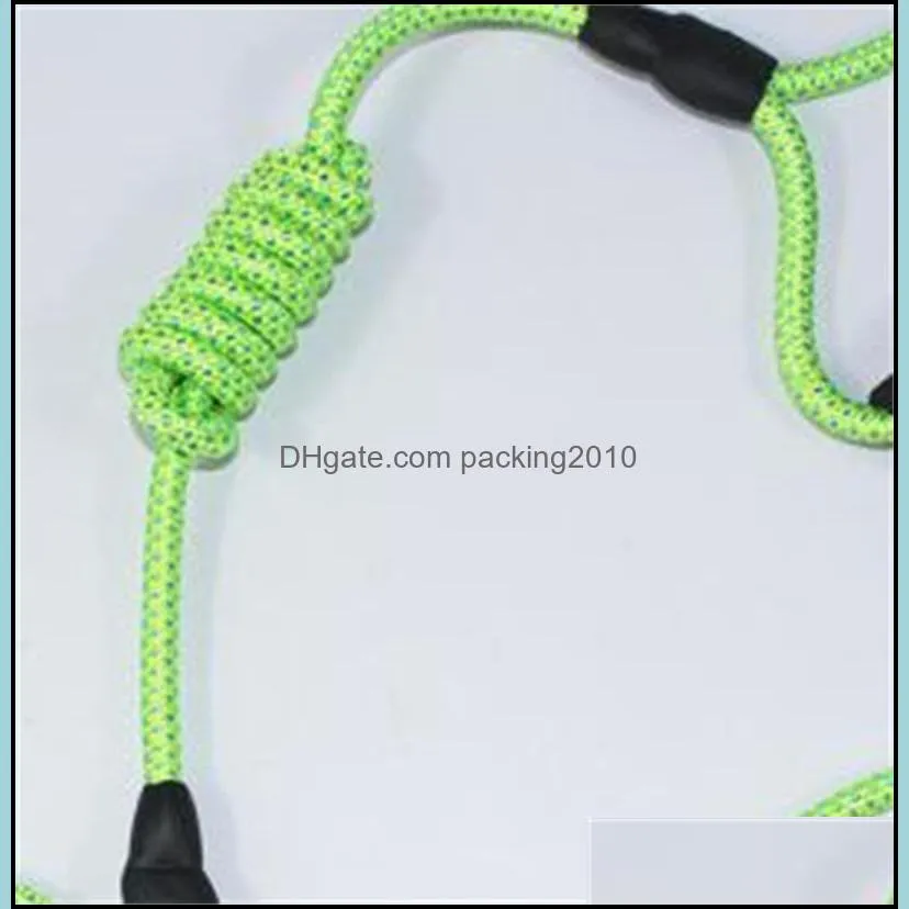 pet supplies leash doggy double head traction rope outdoor multi colors one drag two tractions belt new arrival 10yc3 l1