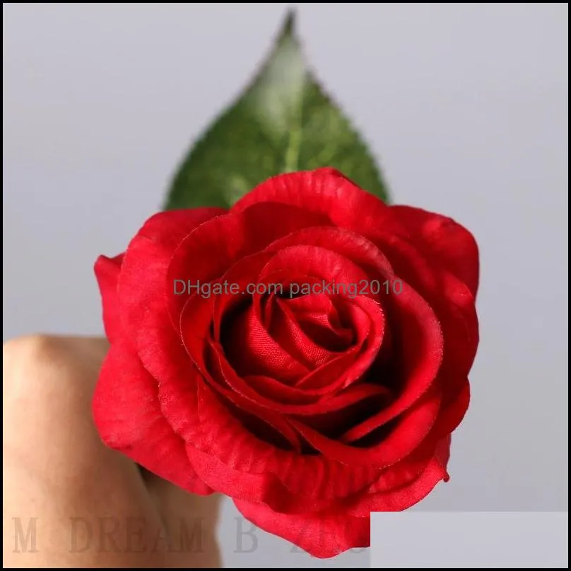 artificial rose flower party wedding decoration artificial flowers home office hotel decorative roses bouquet
