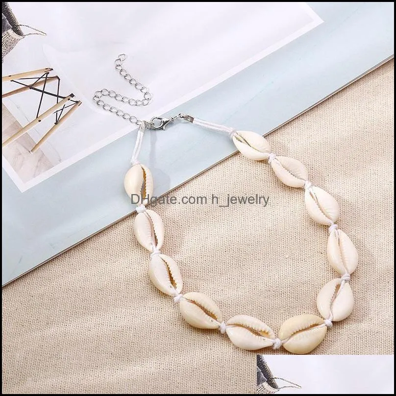 natural shell necklace chokers necklace jewelry women necklace fashion jewelry womens gift
