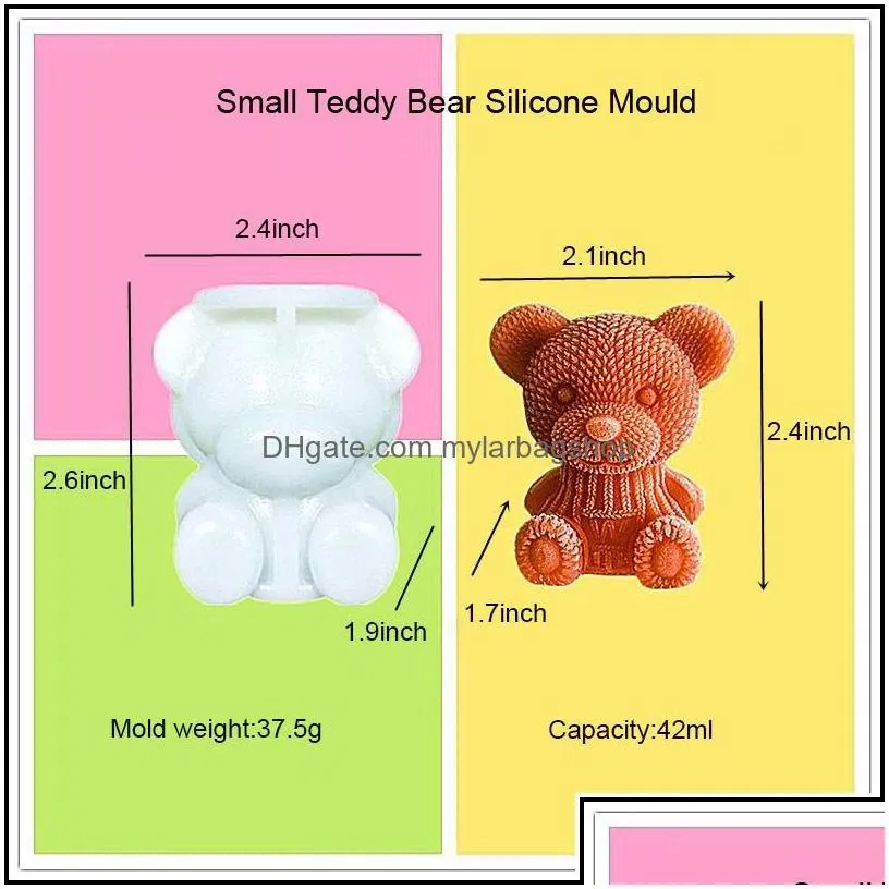 party decoration event supplies festive home garden ll bear ice cube mold threensiona dh4k5