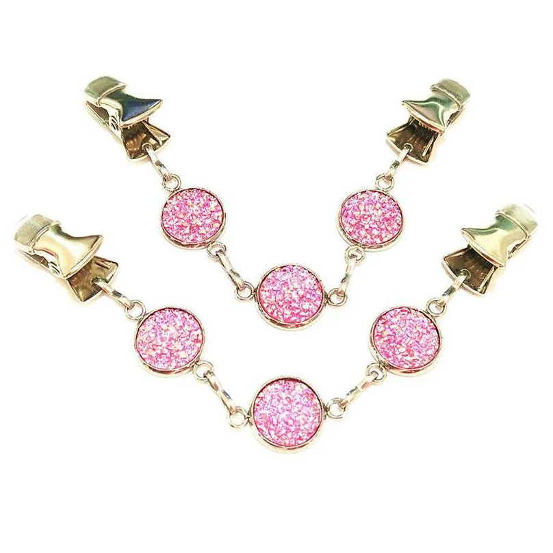 pins brooches pink shining stone gypsophila clip women sweater cardigan guard cinch clothing dress shawl buckle