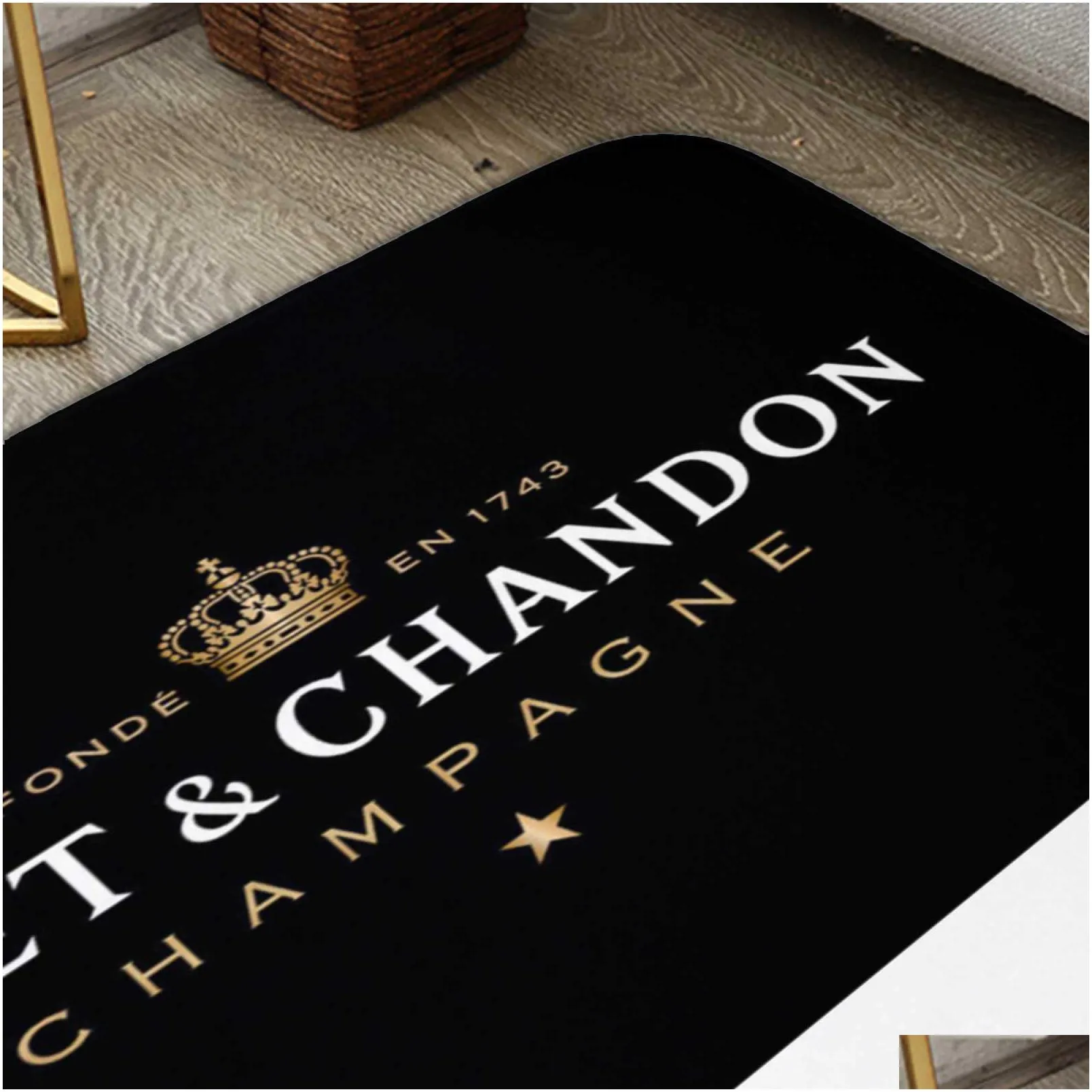 moet chandon champagne floor mat entrance kitchen door mat nonslip odorless durable multisizemydp04 210727