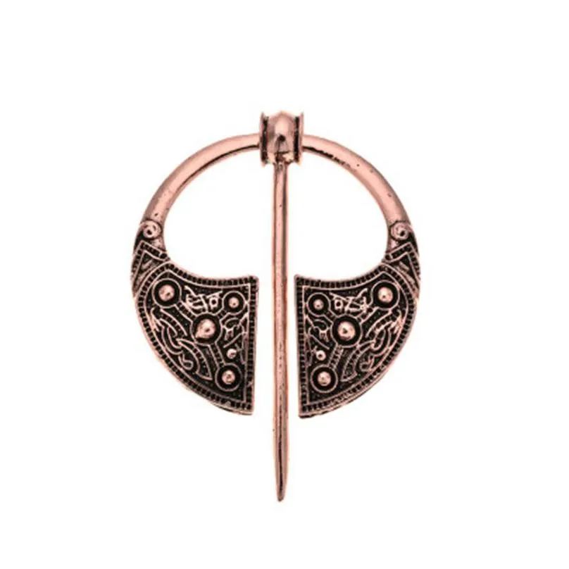 brooches retro medieval  brooch penannular twists cloak clasp shoulder shawl pin sweater scarf cardigan scottish jewelry