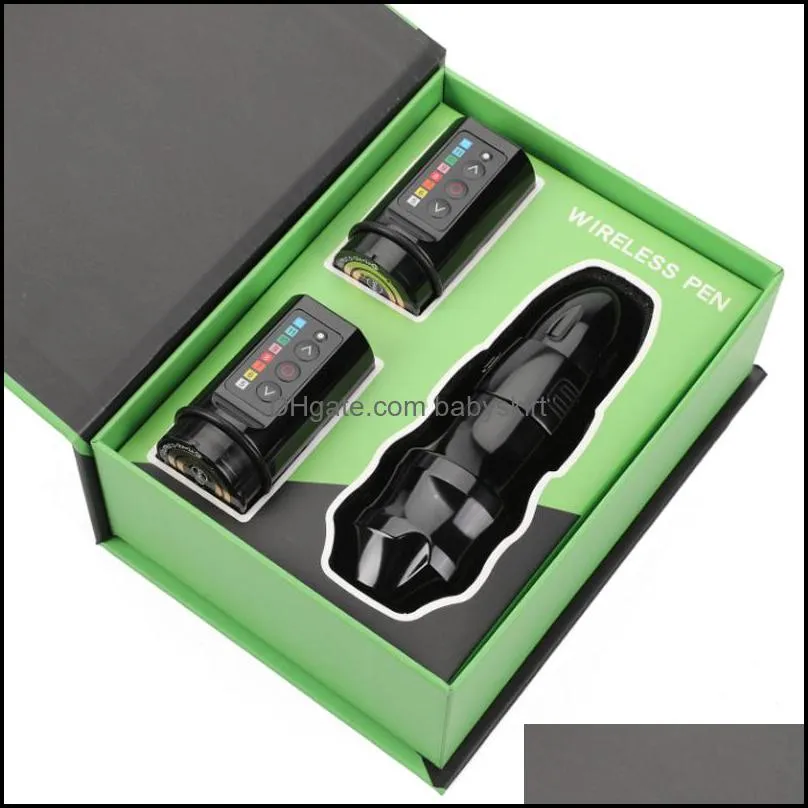 wireless tattoo machine kit coreless motor chargeable lithium battery rotarytattoo pen set