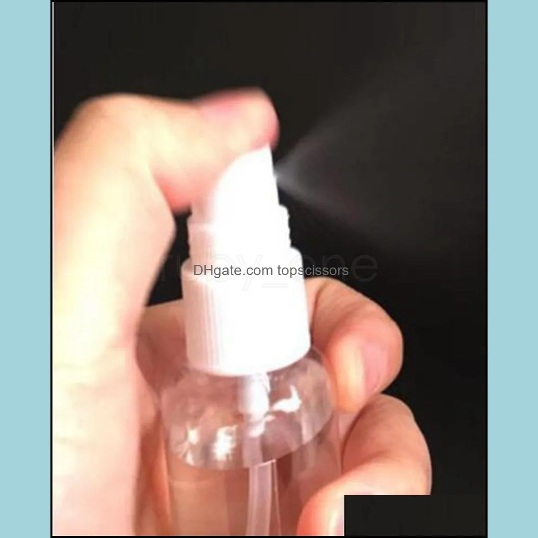 high quality plastic clear 20ml portable travel transparent perfume atomizer hydrating empty spray bottle makeup tools vva478