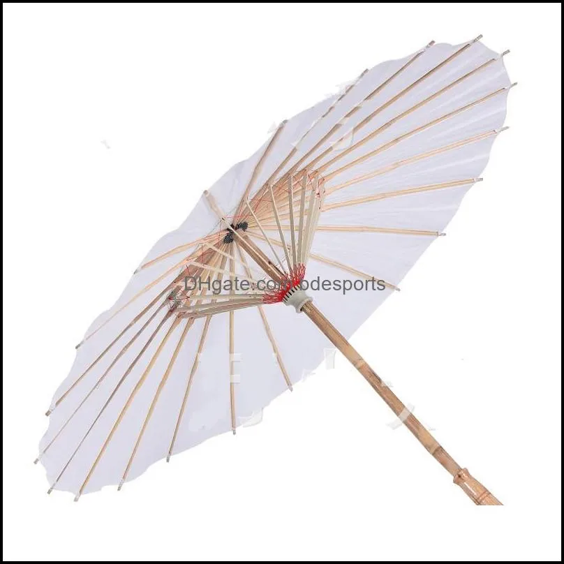 cheapest chinese japanesepaper parasol paper umbrella for wedding bridesmaids party favors summer sun shade kid size 128 g2