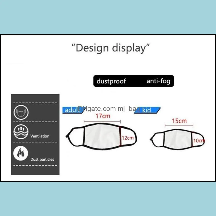 animal texture mask adult kids windproof dustproof face mask 3d printed cotton masks reusable can be washed
