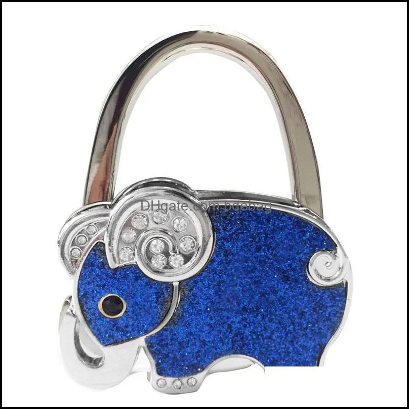 kawaii elephant handbag purse hook desktop dual use bag hanger creative design suitcase holder accessories many style 8yx zz