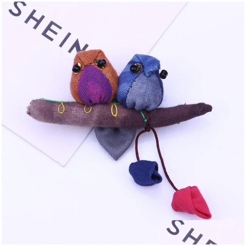 pins brooches bird fashion for women vintage nostalgic style multifunctional brooch jewelry cloth accessories