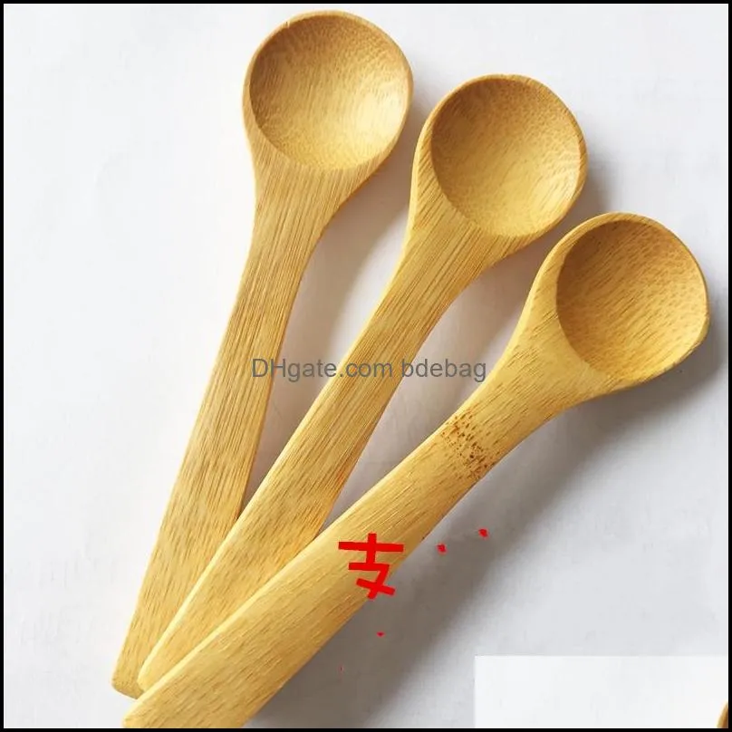 13cm honey small wooden spoons creative bamboo spoon mini baby eco friendly selling in 2019 0 58rb j1