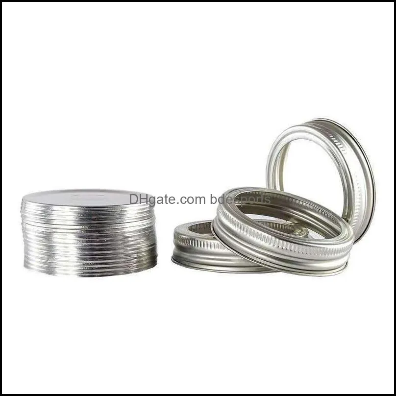 70mm 86mm mason jar lids with discs wide mouth canning mug glass lid top covers rust resistant screw bands rings 20 g2