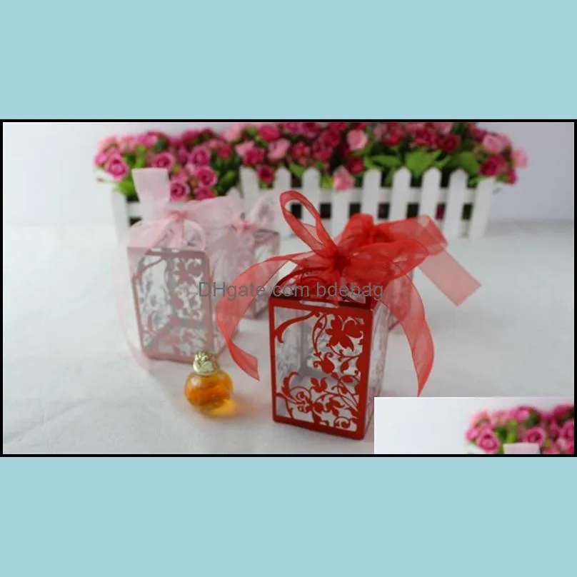 clear sugar box plastic sweet gift wrap diy fashion romantic baby shower laser cut candy boxes party supplies for wedding 0 8sm zz