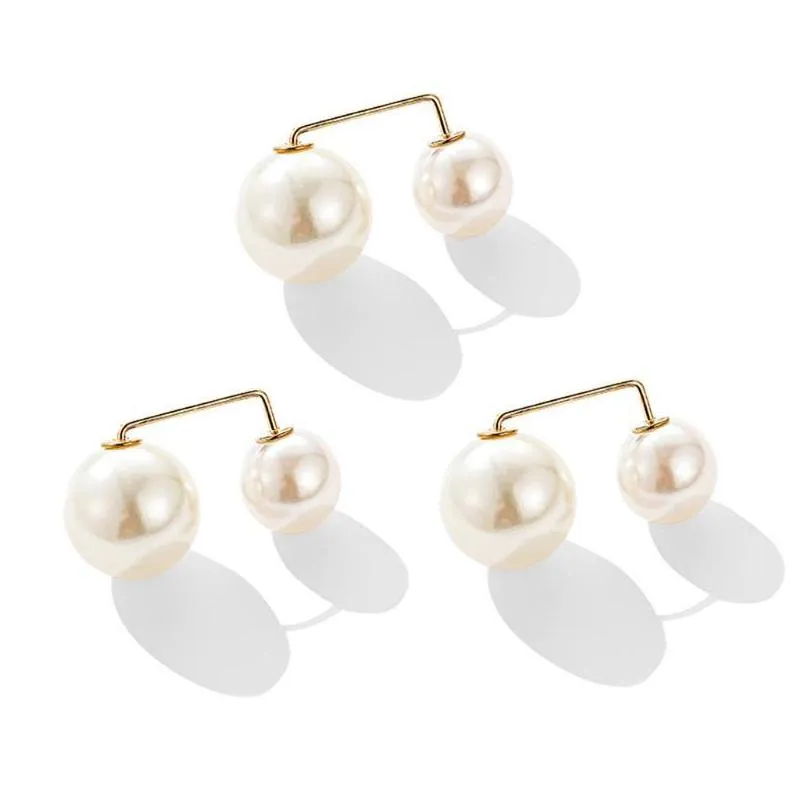 pins brooches pearl brooch women lapel antiglare safety with faux fashion decoration for home party c1fe