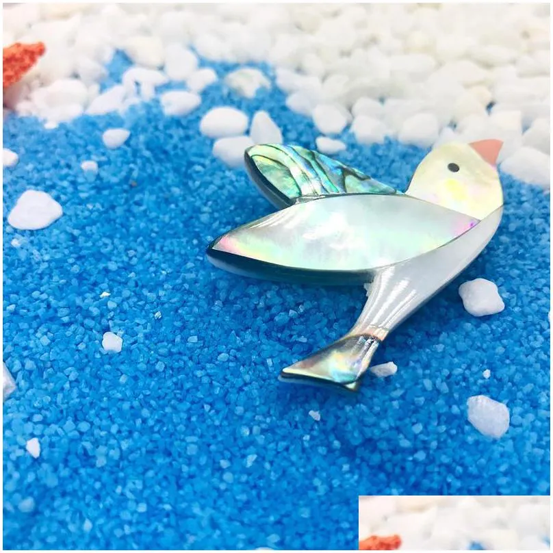 pins brooches sexemara natural shell bird pins for women girls cute animal pigeon peace banquet badge weddings gift