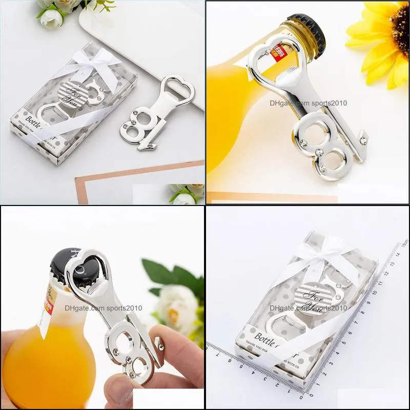 digital 18 beer bottle opener silver color number 18 openers for adult gift birthday gifts