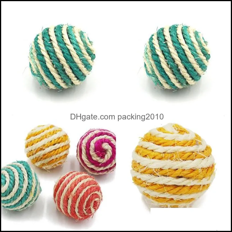 pet supplies knitting ball cat grabbing ball tease cats toy  for pets owners multicolor new 0 6mya j2