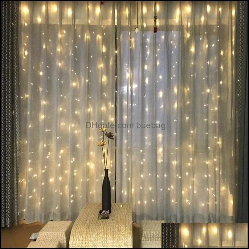 led curtain string light flash garland rustic wedding party decoration table bridal shower bachelorette home gift 20220106 q2