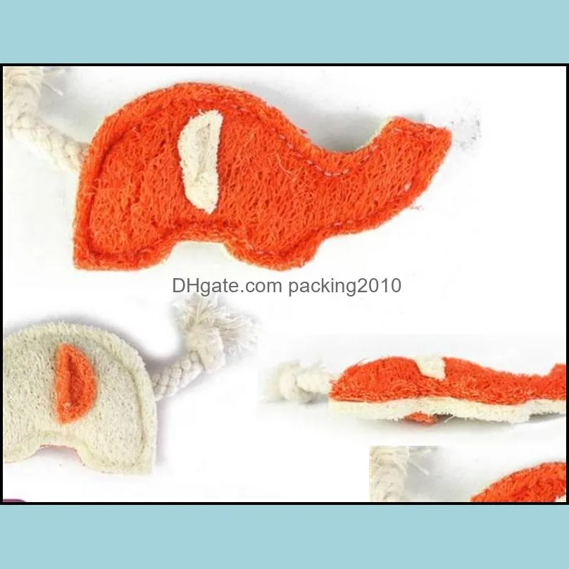 luffa collaterals pet chews toy elephant shape exquisite mini healthy cleaning digestibility bardian cat dog toys lightweight 1bq dd