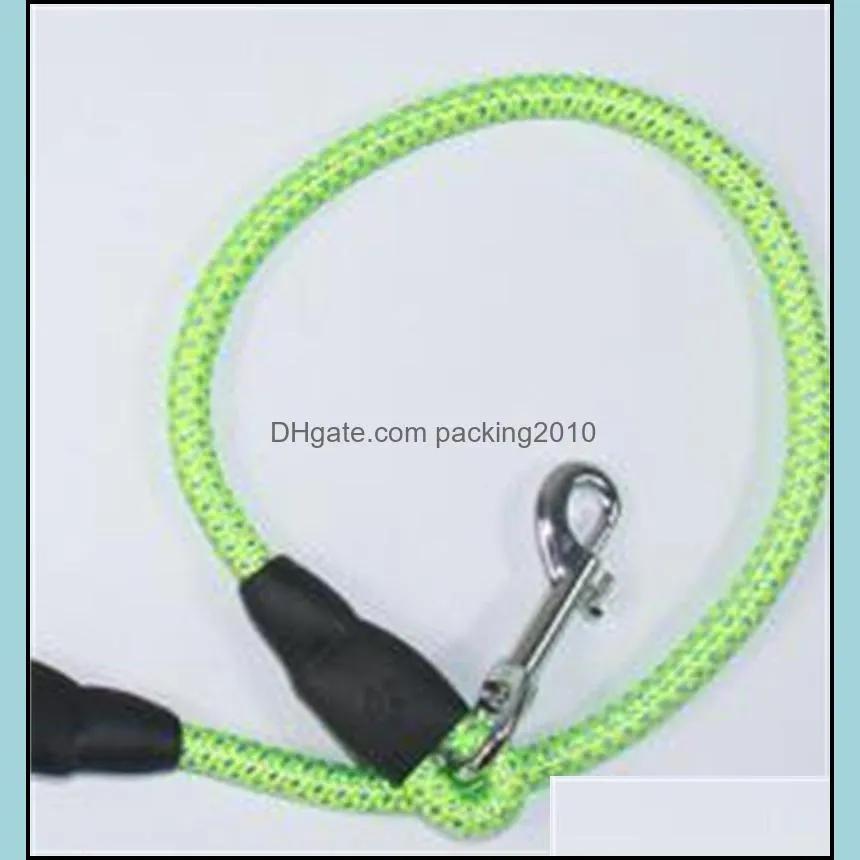 pet supplies leash doggy double head traction rope outdoor multi colors one drag two tractions belt new arrival 10yc3 l1