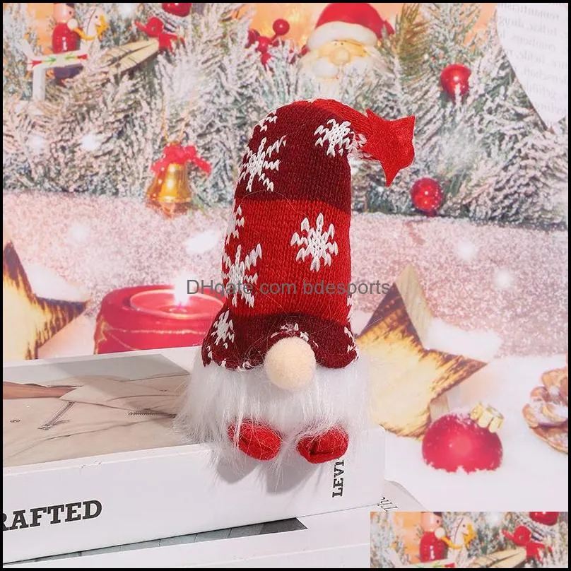 creative glowing christmas faceless old men doll long and short santa claus forest man dolls christmas gnomes decorations for friends children holiday gifts 6 8wf