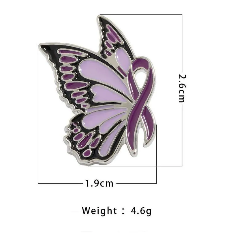 pins brooches cute cartoon butterfly enamel brooch for women girls fashion bag clothes lapel pins badge jewelry accessories party