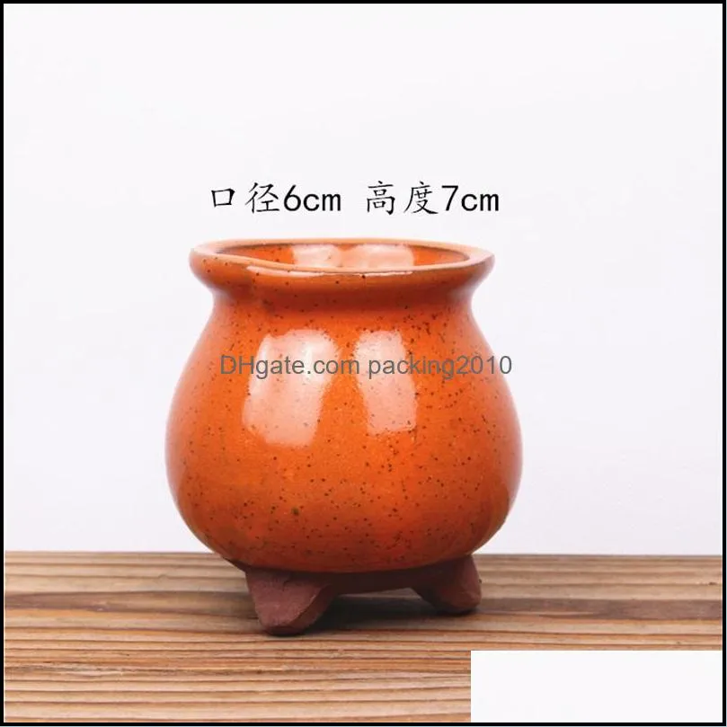 meaty flowerpot mini purple sand creative succulent pots crude pottery many colour ceramic basin factory direct selling 2 5lt p1
