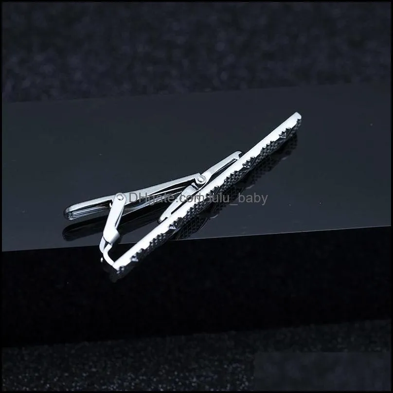 stripe arrow cross tie clips shirts business suits gold tie bar clasps neck links tie clip jewelry for men gift fashion